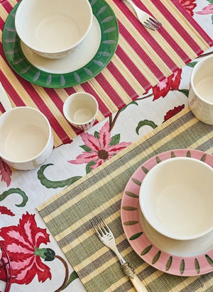 Anna + Nina - Rosebud Dessert Plate | Pink