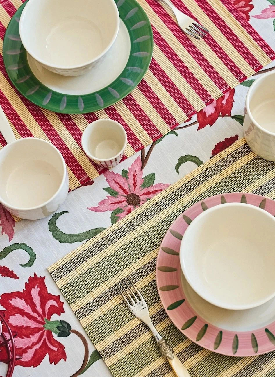 Anna + Nina - Rosebud Dessert Plate | Pink