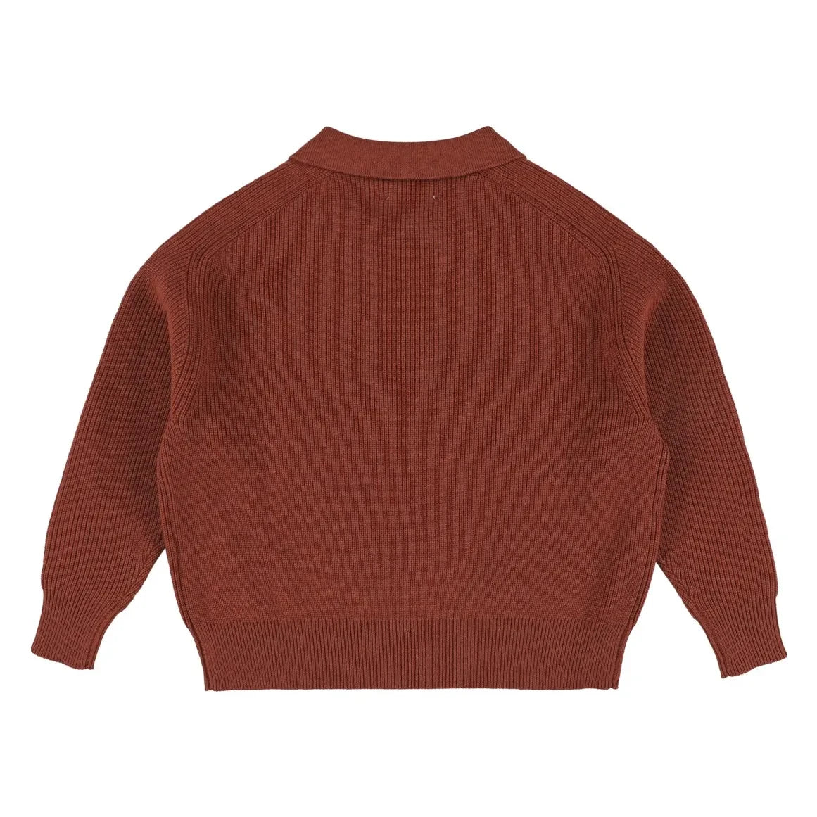 Morley - Zietse Knit Polo Shirt | Terracotta