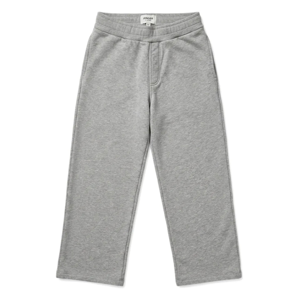 Finger in the nose - Renzo Organic Cotton Jogger Pants | Grey Melange