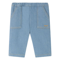 Bonpoint - Thursday Organic Cotton Jeans | Grey Blue