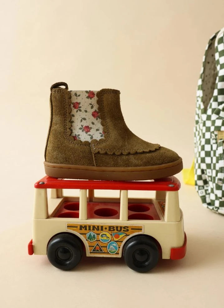 Lazare - Isaure Fleurs Boots | Khaki brown