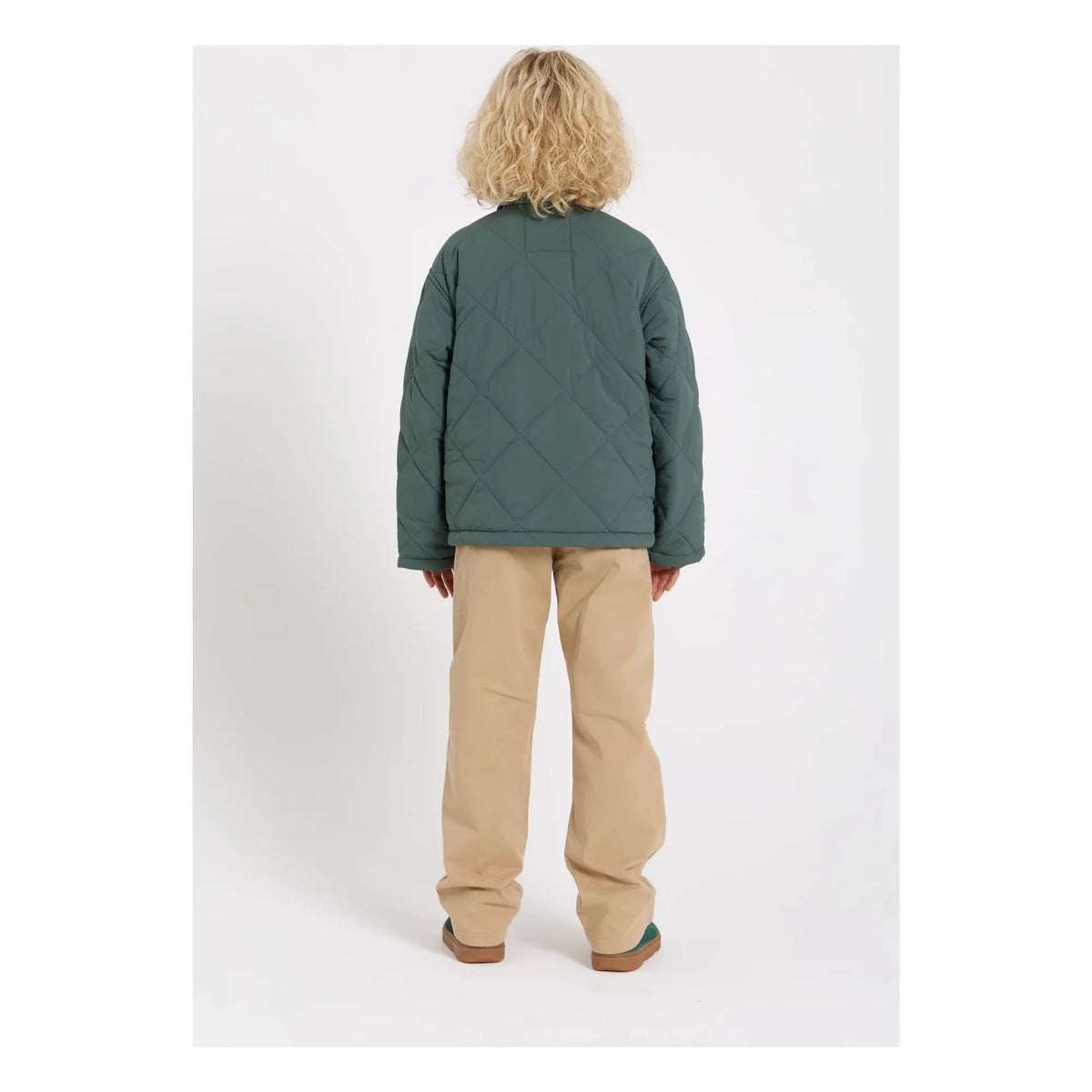 Smallable Kid - Sonny Quilted Jacket | Khaki