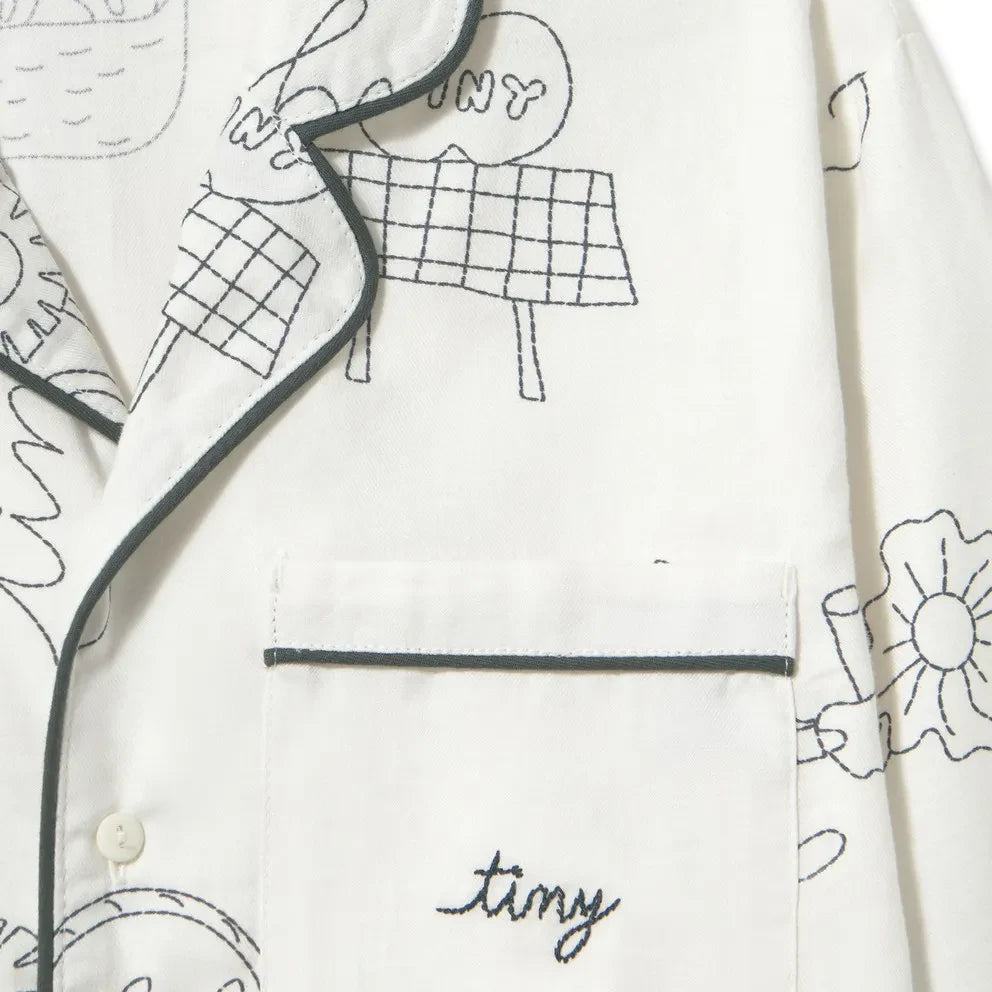 Tinycottons - Apple Pajamas | White