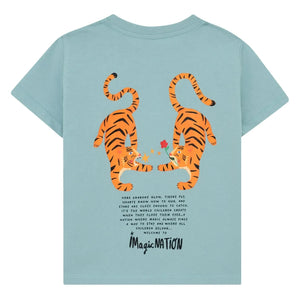 Pepita & Me - Tiger T-shirt | Steel