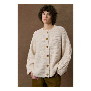 Louise Misha - Khallane Wool Cape | Cream