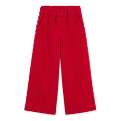 Petit Bateau - Organic Cotton Loose Jogger Pants | Red