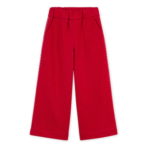 Petit Bateau - Organic Cotton Loose Jogger Pants | Red