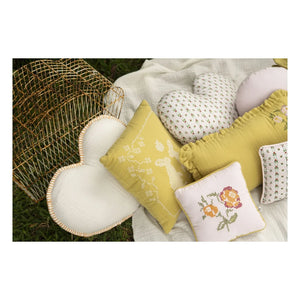Editions Aimable - Ferdinand Heart Cushion | Pommette Poplin