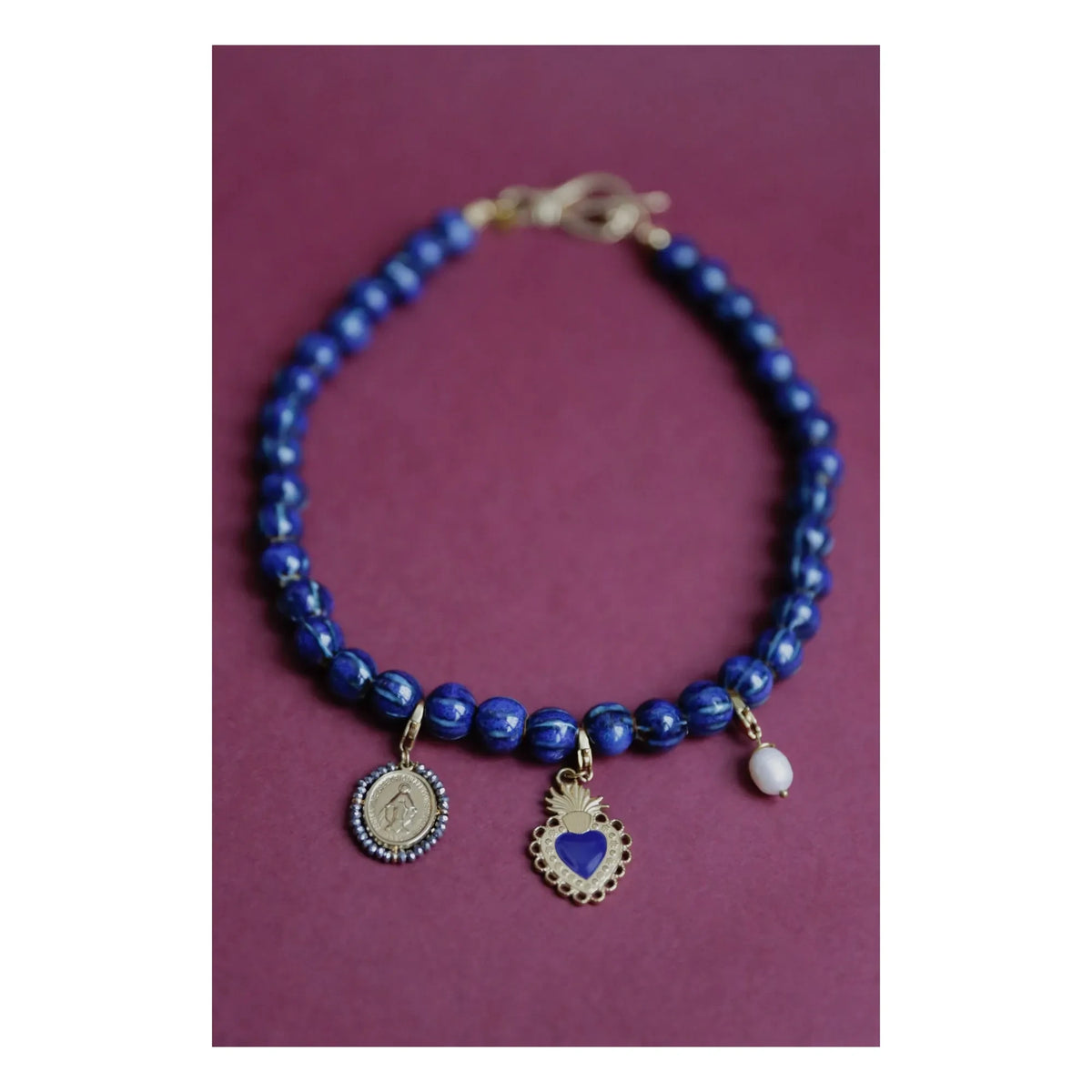Palas - Seria 2 Necklace | Blue