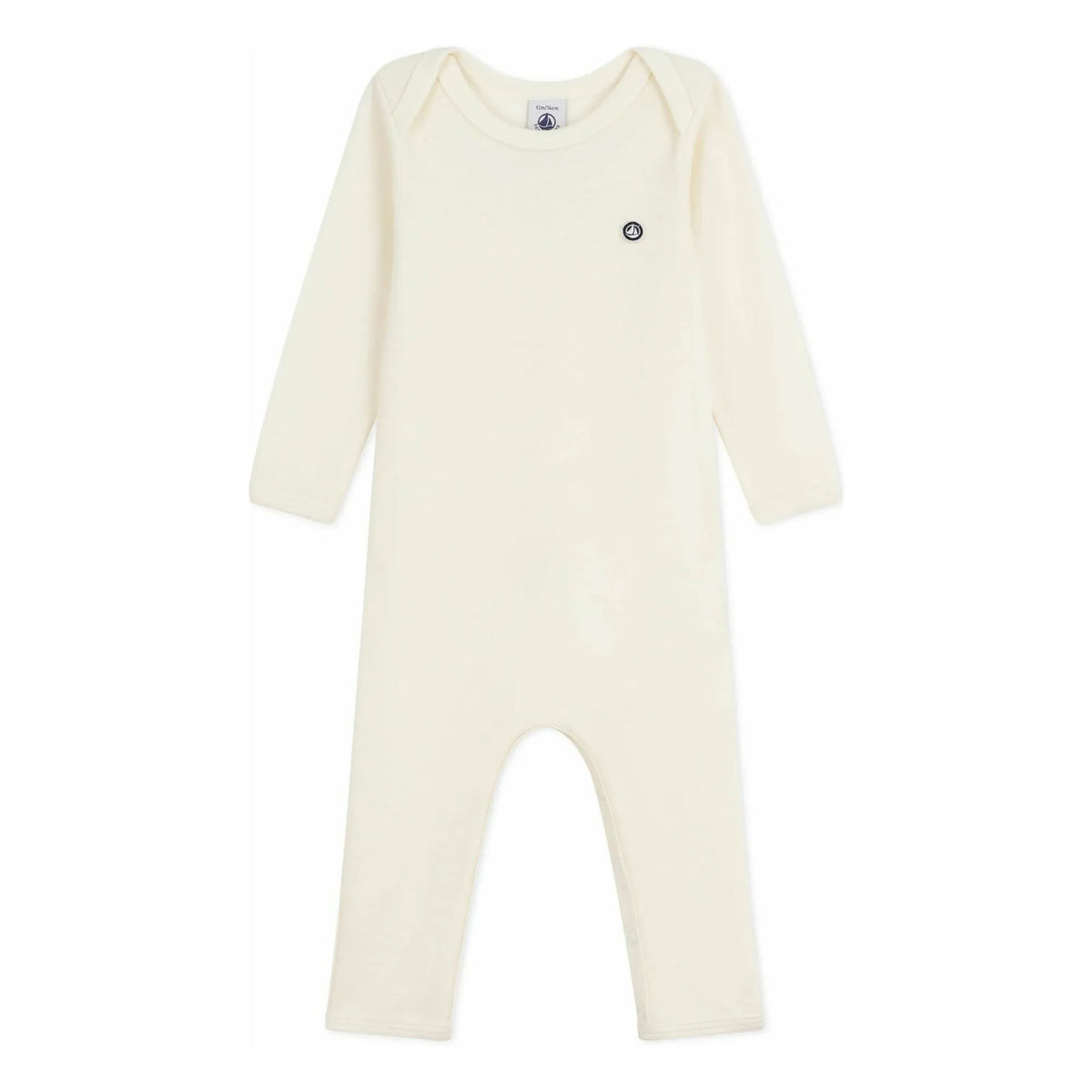 Petit Bateau - Uni Wool Overall | Ecru