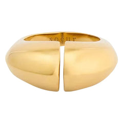 Sister - Gold Crescent Ring