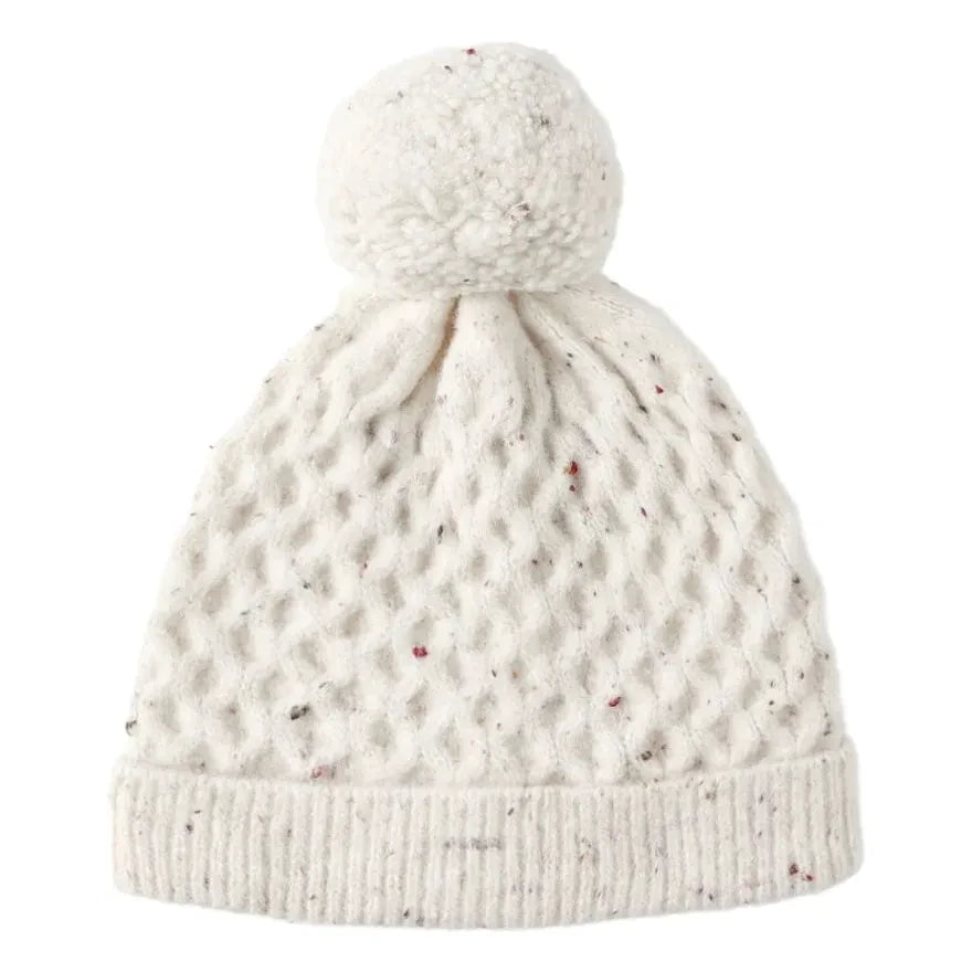Rylee + Cru - Chiné knitted hat | Ecru