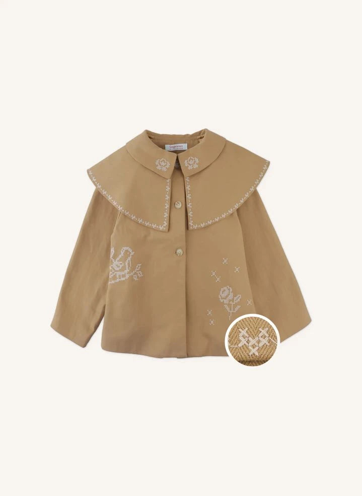 Gingersnaps - Philippa Pelerine Jacket | Camel