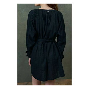 Louise Misha - Lauren organic cotton dress - Women's collection | Black