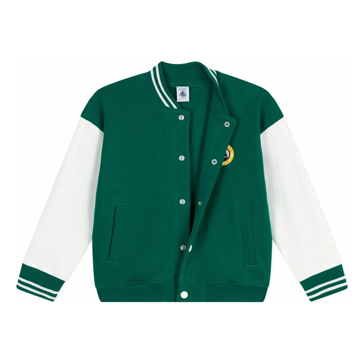 Petit Bateau - Teddy Jacket | Chrome Green
