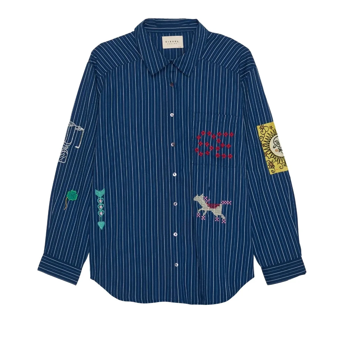 SISSEL EDELBO - Brenna Striped Shirt | Navy