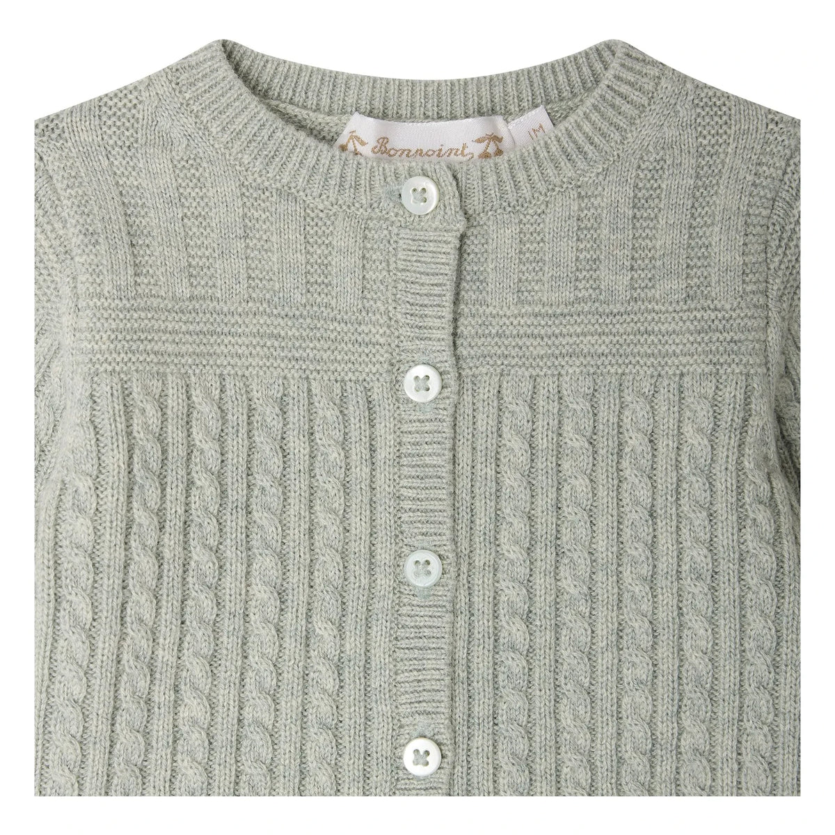 Bonpoint - Lavinon Wool Cardigan and Pants Set | Grey