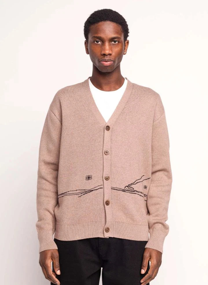 Olow - Paysac Cardigan | Taupe Brown