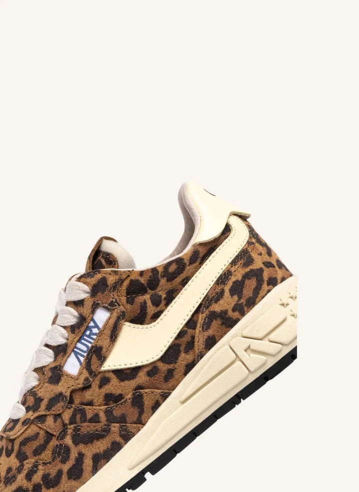Autry - Reelwikid Low Suede Sports Shoes | Leopard