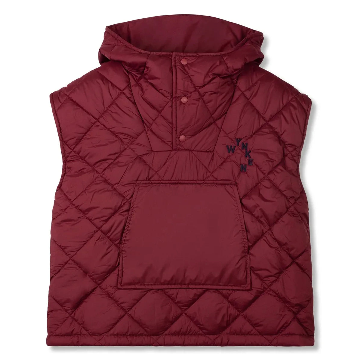 Wynken - Sleeveless padded vest | Burgundy