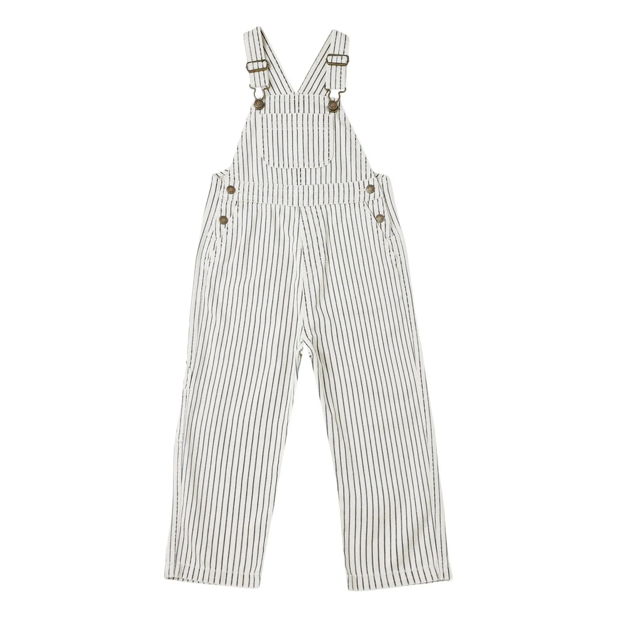 Rylee + Cru - Striped Playoveralls | Off-White