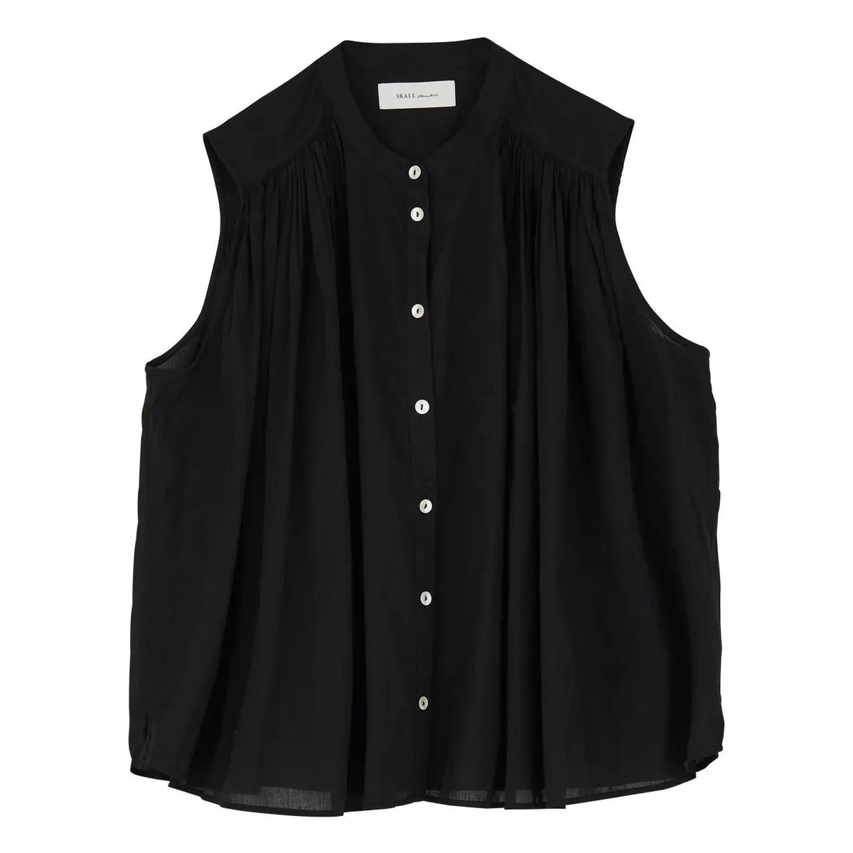 Skall Studio - Louise Organic Cotton Top | Black