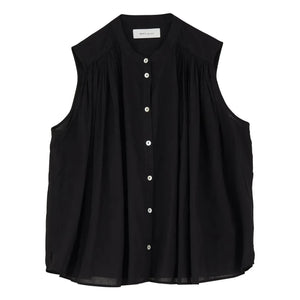 Skall Studio - Louise Organic Cotton Top | Black