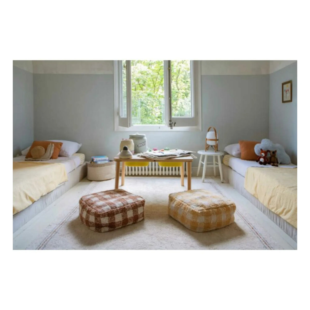 Lorena Canals - Vichy Pouf | Toffee