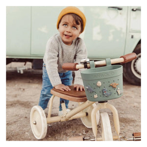 Banwood - Pin & Ride customizable bike basket/trolley | Green
