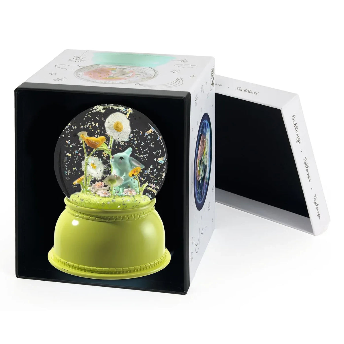 Djeco - Rabbit Snow Globe Night Light
