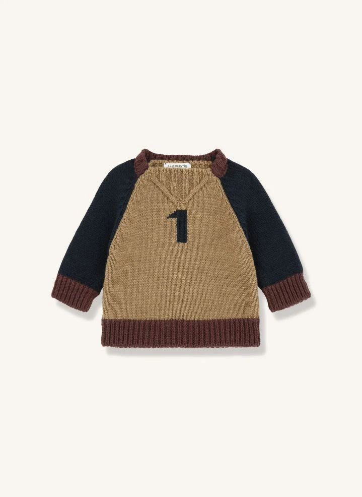 1+ in the family - Patrick Merino Wool Sweater | Brown