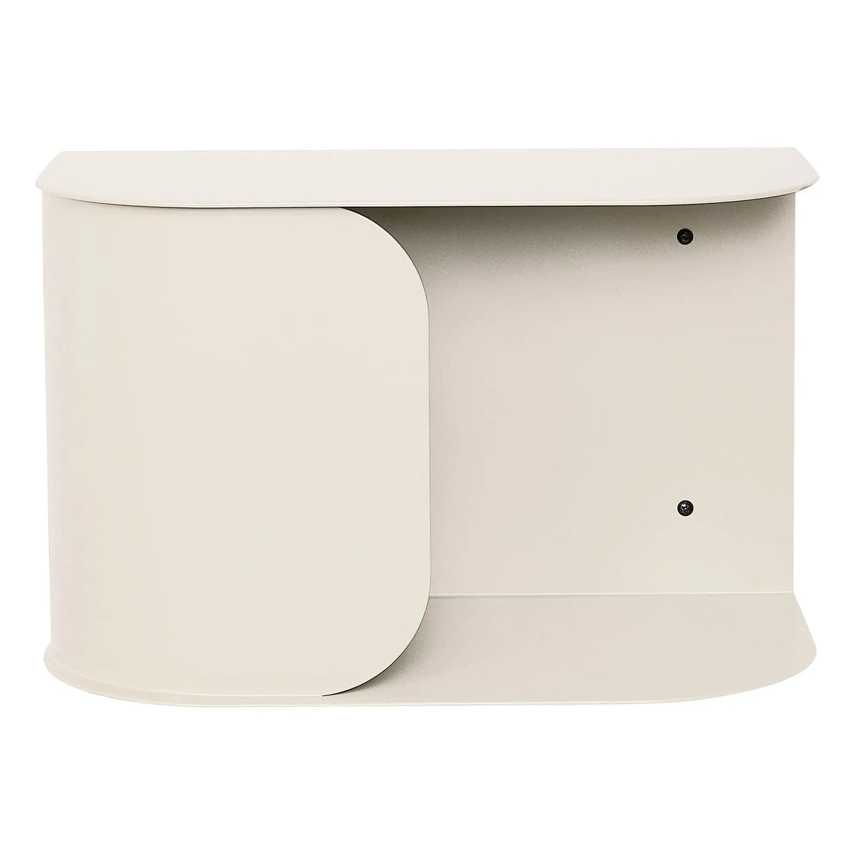 Nobodinoz - Wall-mounted changing table, lacquered steel | Off-white