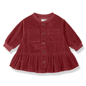 1+ in the family - Regina Corduroy Dress | Red