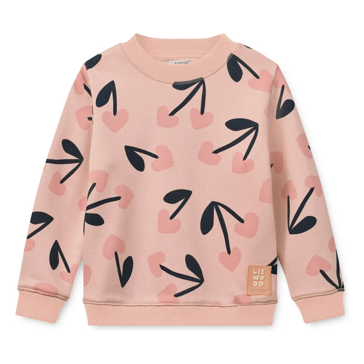 Liewood - Ridley Cherry organik pamuk sweatshirt | Pembe