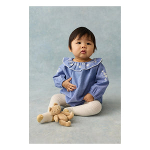 Louise Misha - Ilani Organic Cotton Romper | Blue