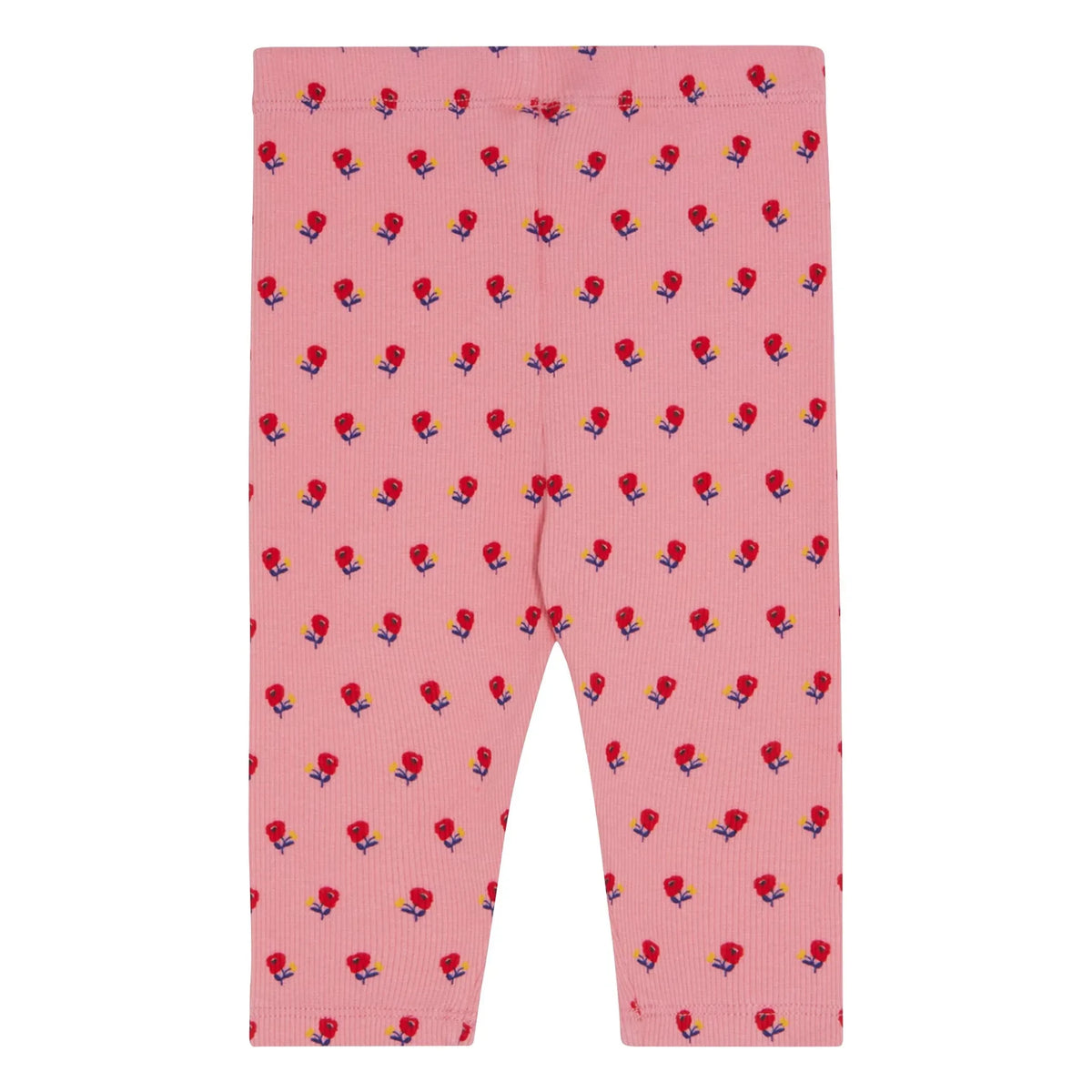 The Campamento - Floral Ribbed Leggings | Pink
