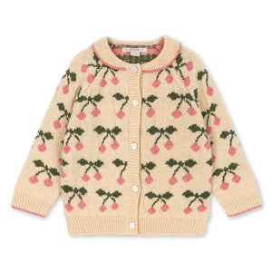 Konges Sløjd - Belou Cherry Wool Cardigan | Pink