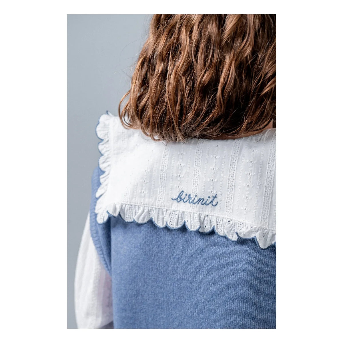 birinit - Rita Embroidered Organic Cotton Blouse | Ivory