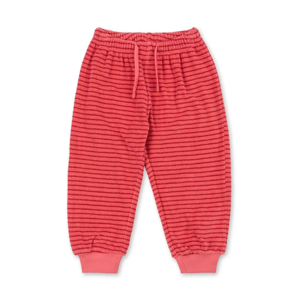 Konges Sløjd - Itty Striped Organic Cotton Jogger | Pink