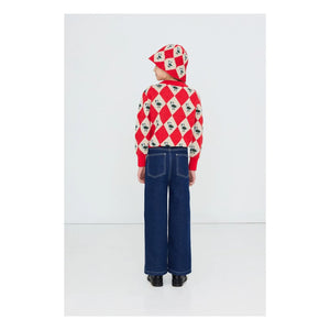 Tinycottons - Argyle Wool Sweater | Red