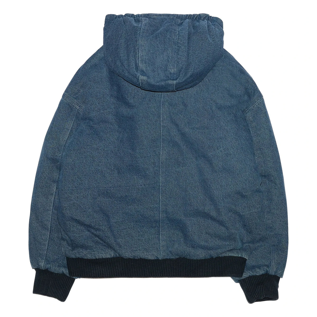 Hundred Pieces - Denim Matte Hooded Jacket | Denim Blue