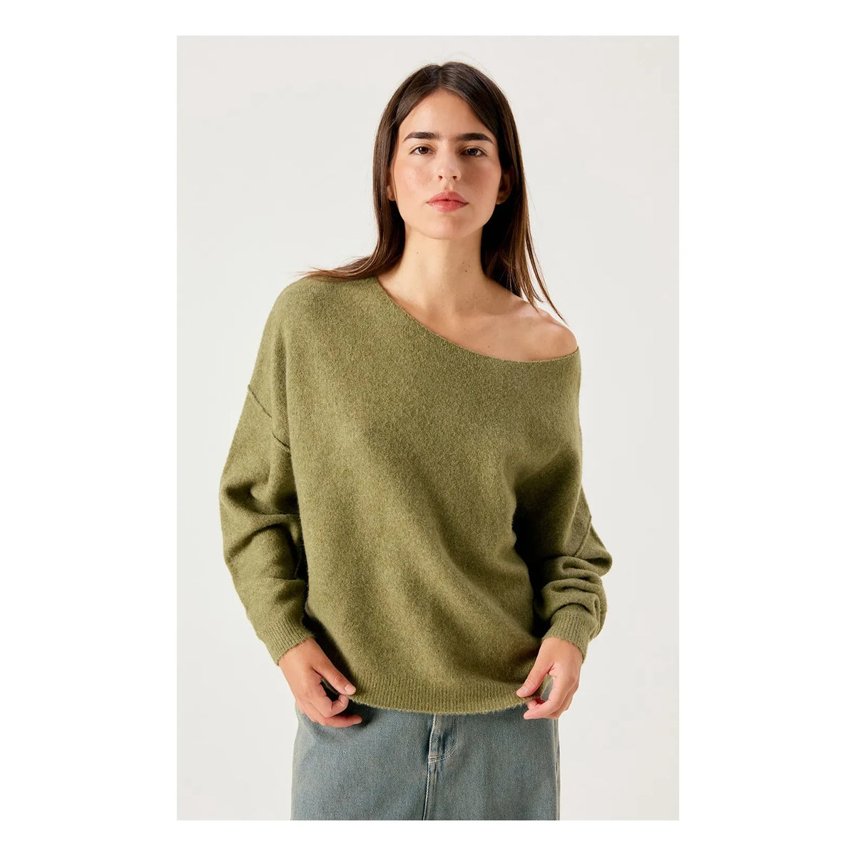 American Vintage - Damsville Wool Sweater | Khaki
