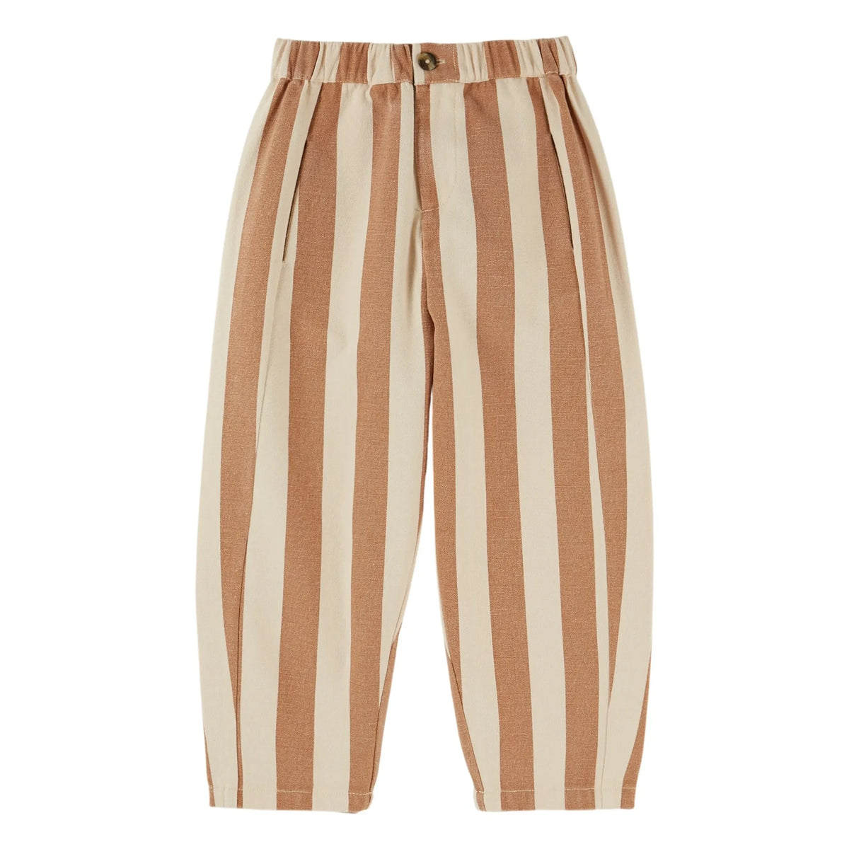 Emile et Ida - Striped Trousers | Ecru