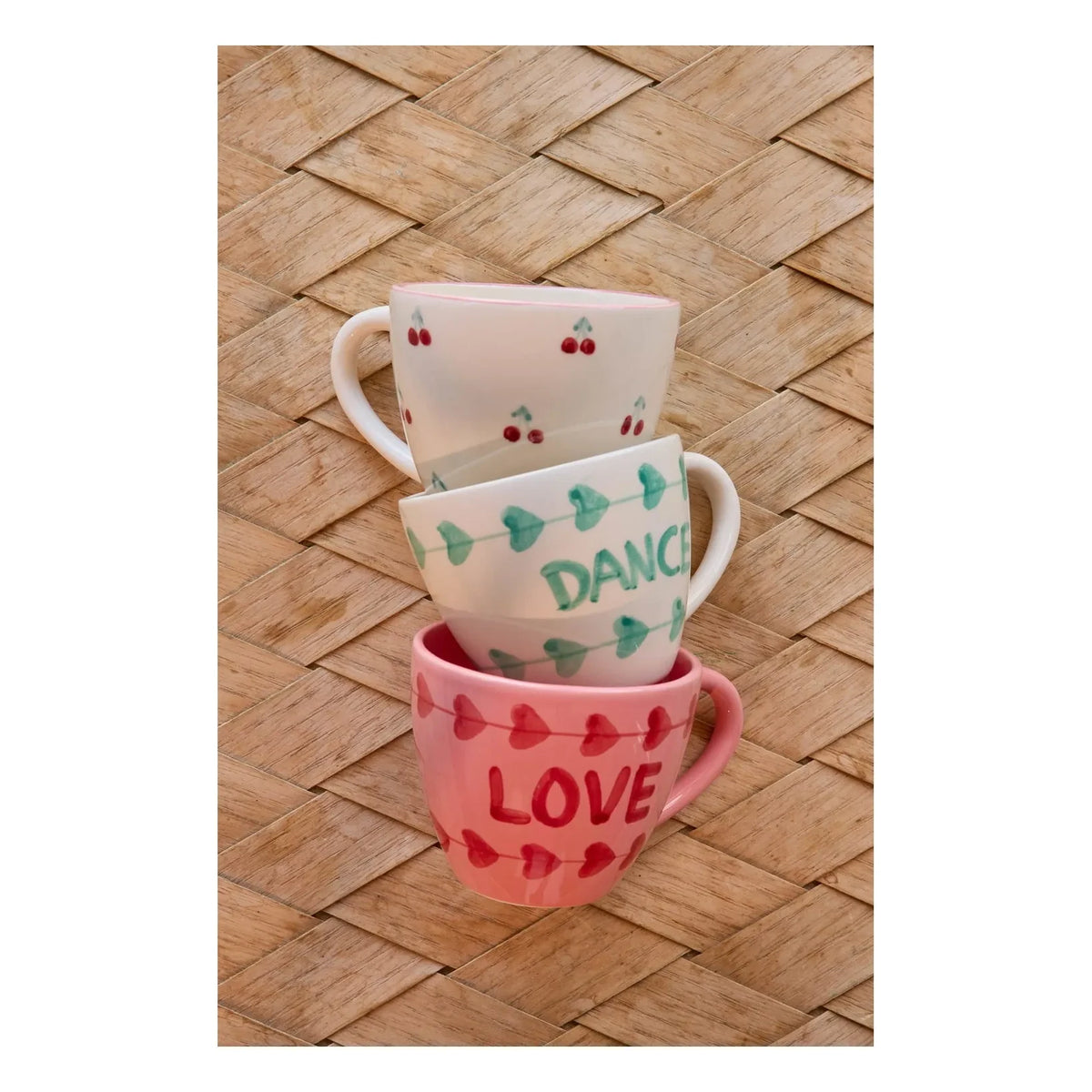 Rice - "Dance" Ceramic Mug | Pale Green
