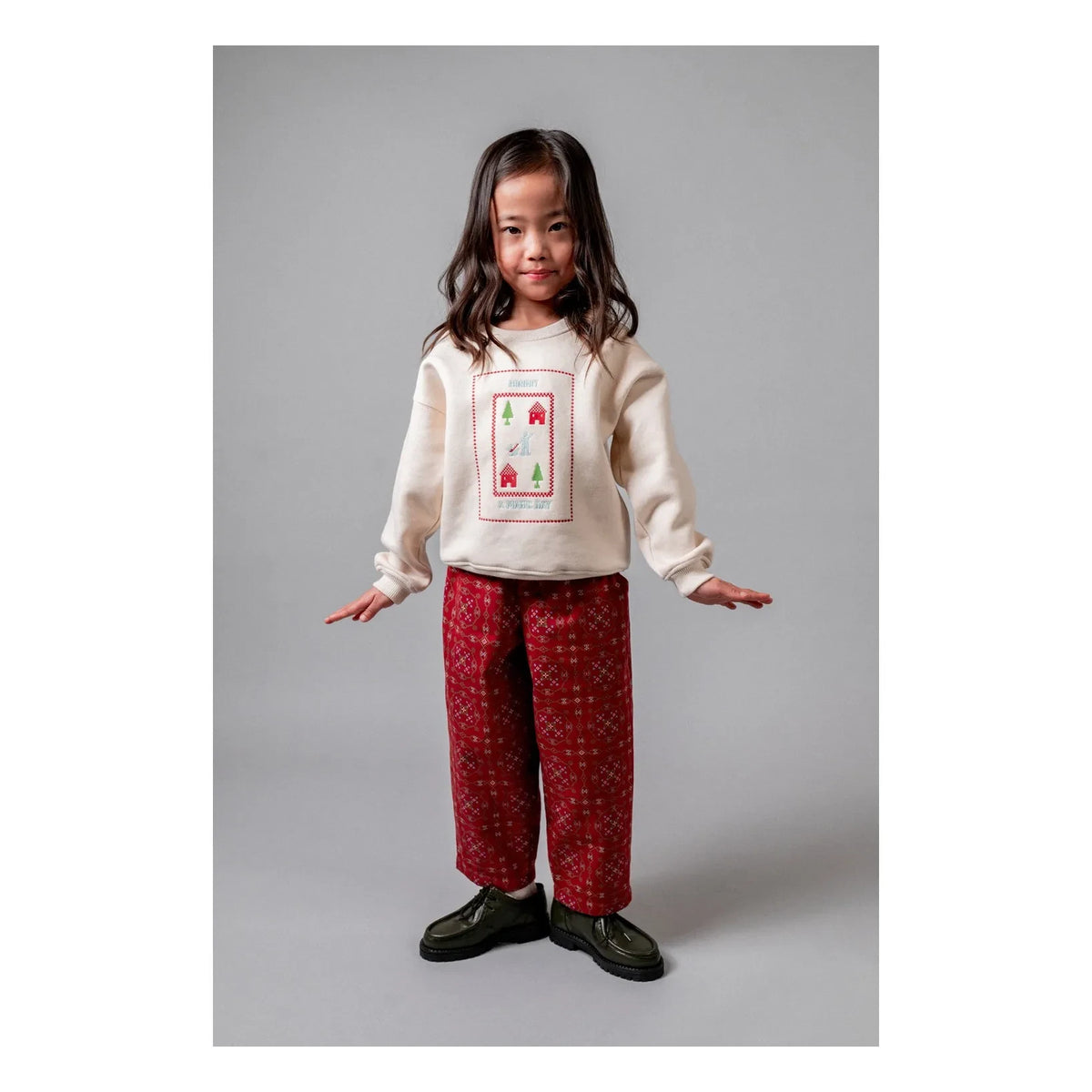 birinit - Magic Day organic cotton sweatshirt | Ivory