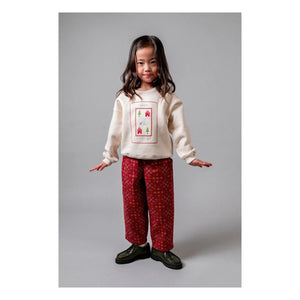 birinit - Magic Day organic cotton sweatshirt | Ivory