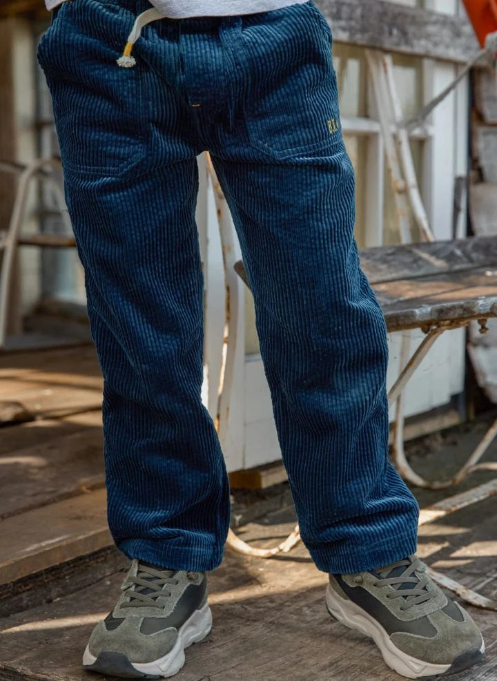 Bonton - Datcha Ribbed Corduroy Pants | Dark Blue