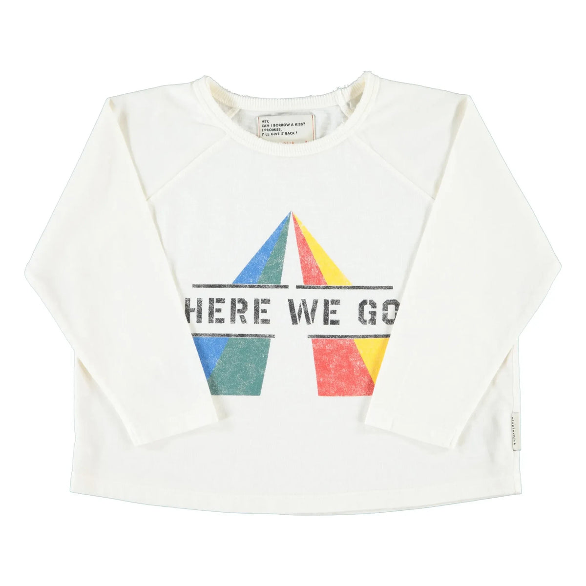 Piupiuchick - Here We Go T-Shirt | Ecru