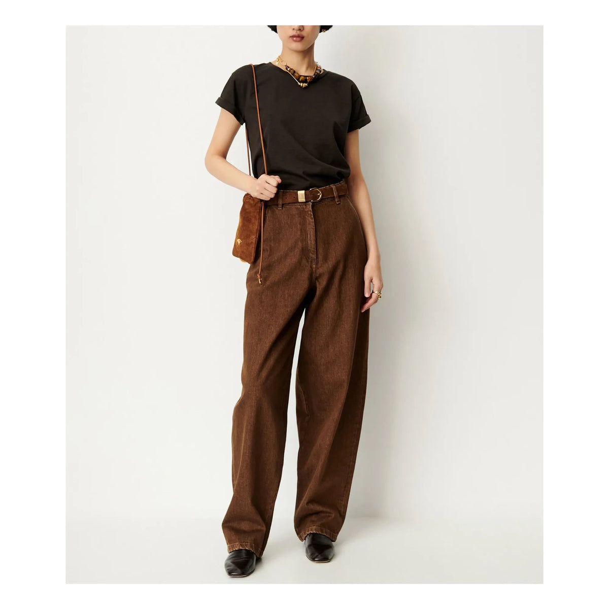 Sessùn - Organik Pamuk Kart Jean | Camel